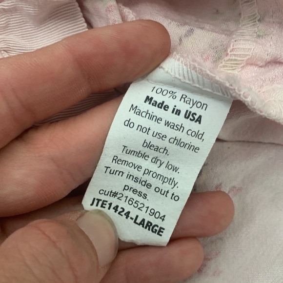 Y2K Bella Notte Pink Floral Faux Wrap Tank Top - Picture 8 of 8